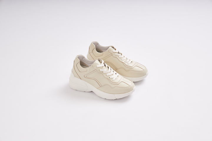 Chunky Sneakers Biege 8cm