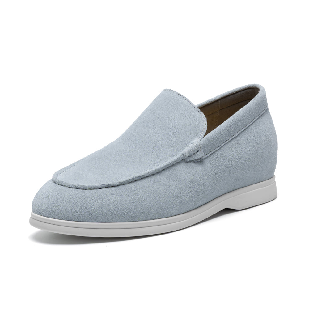 Suede Loafer 5cm (Sky Blue)