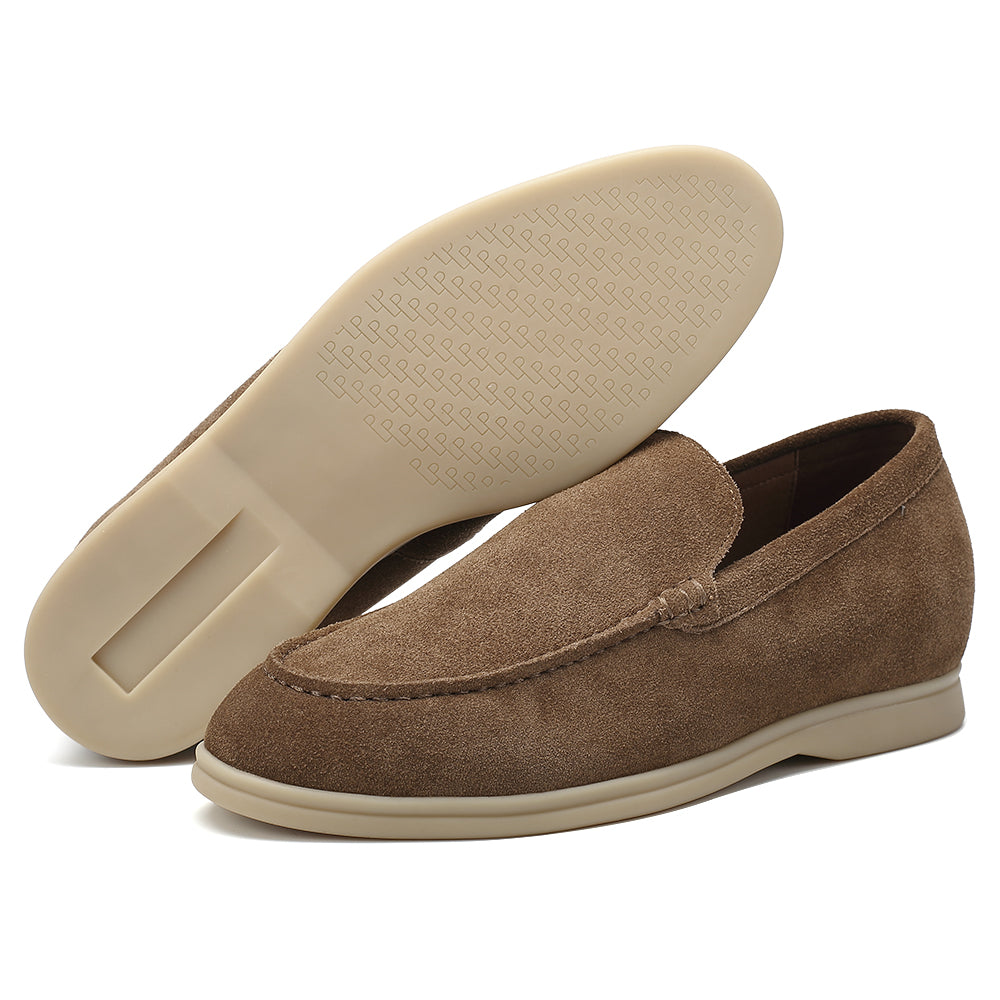 Suede Loafer 5cm (Mocha Mousse)