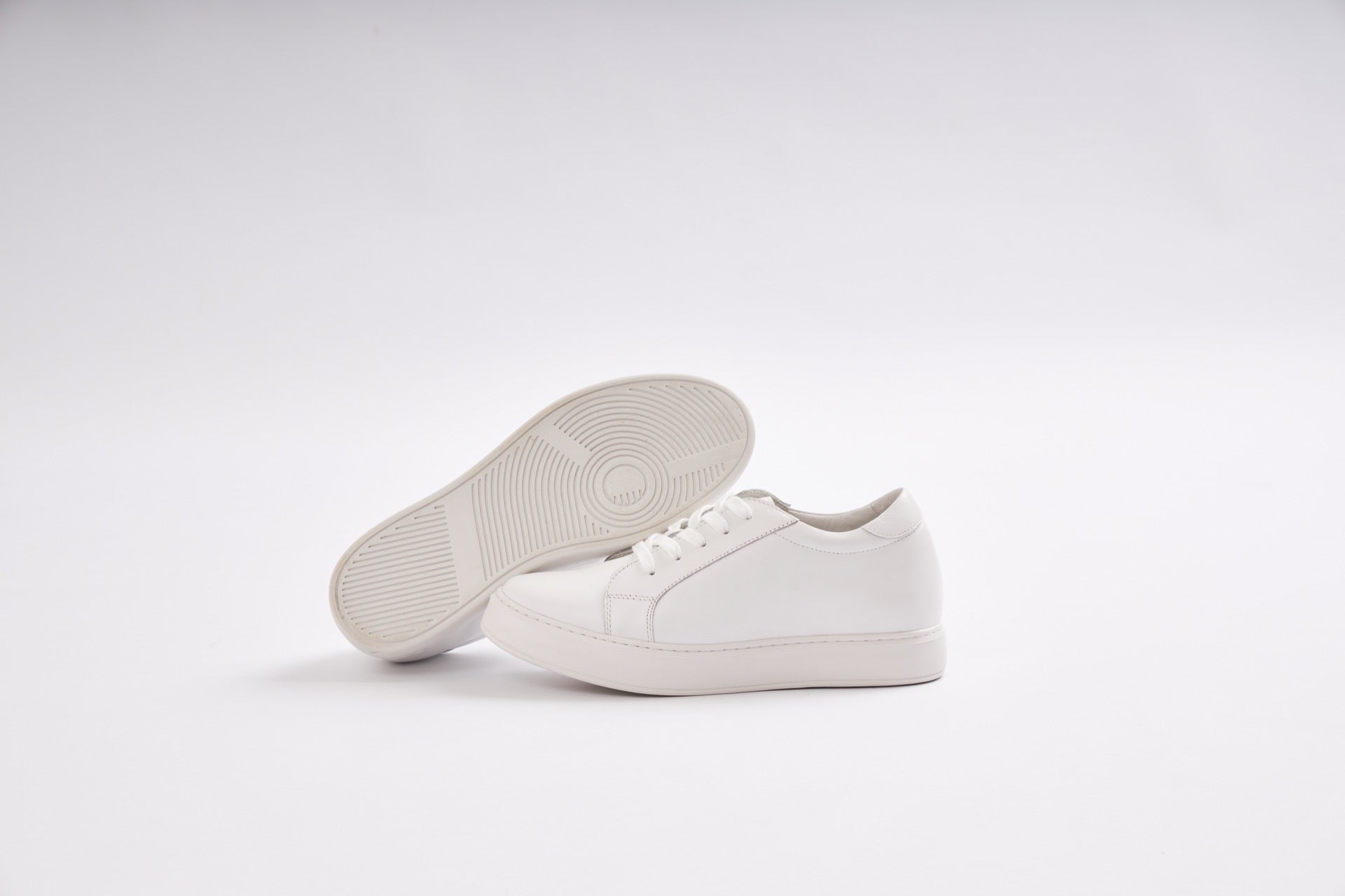 Cotton White Sneakers 6cm
