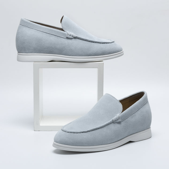 Suede Loafer 5cm (Sky Blue)