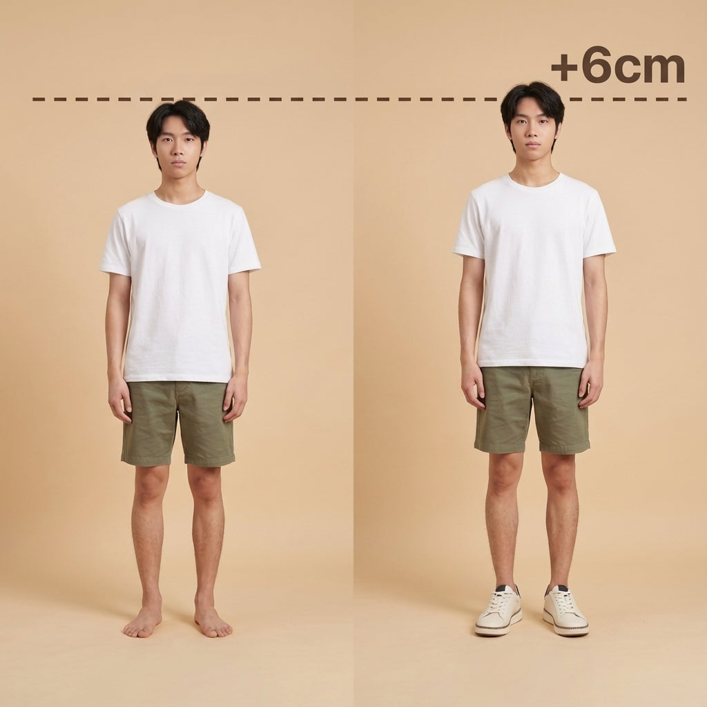 Duo Sneakers - Biege 6cm