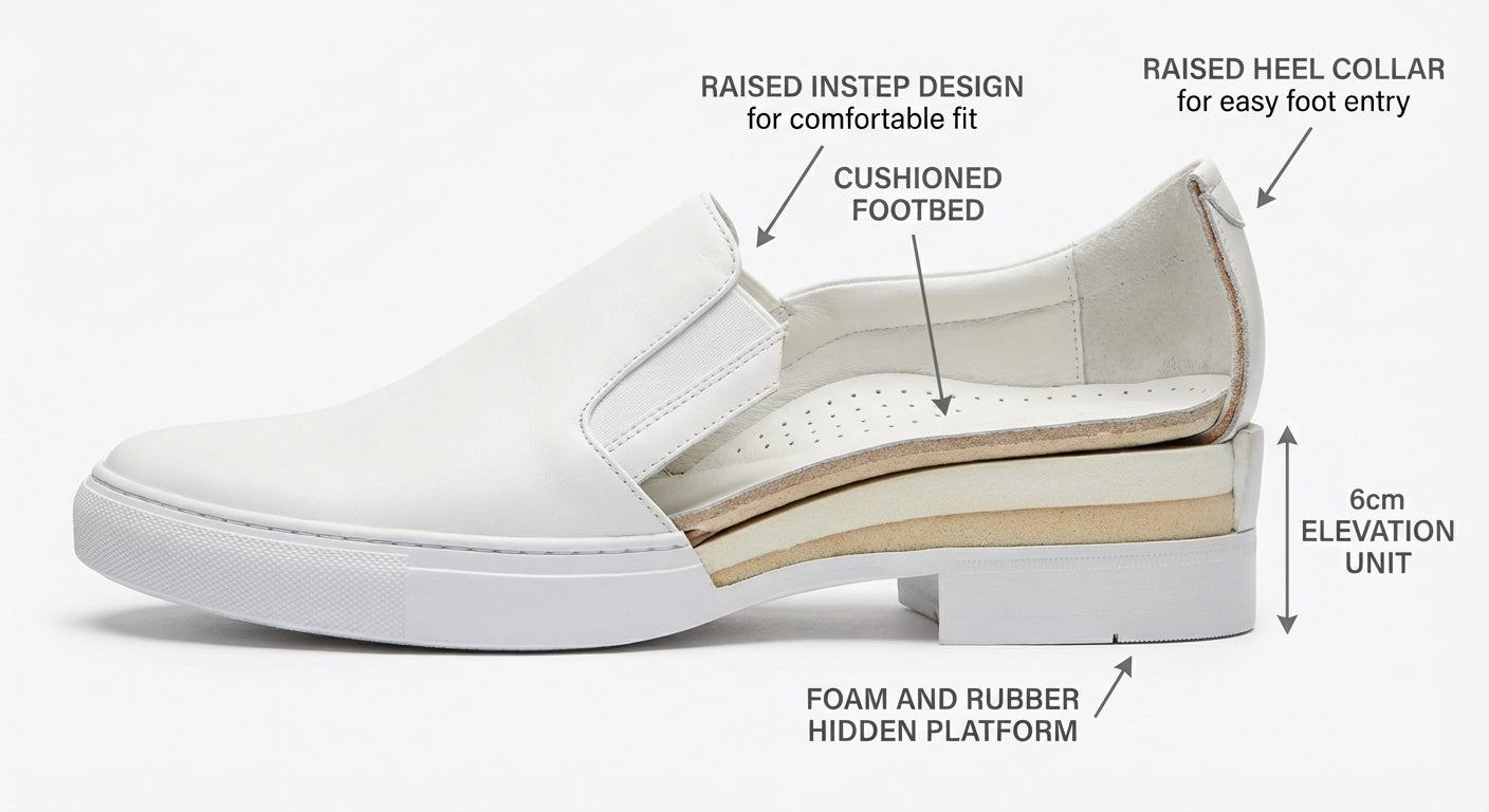 Slip-On White 6cm