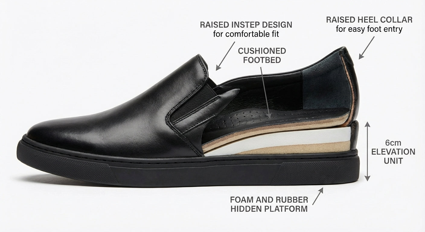 Slip-On Black 6cm