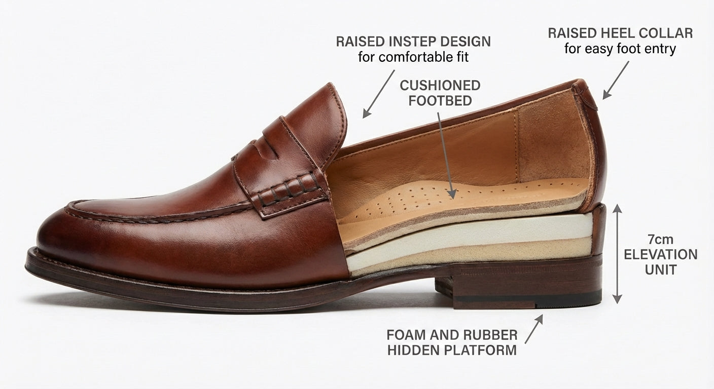 Penny Loafer Brown 7cm