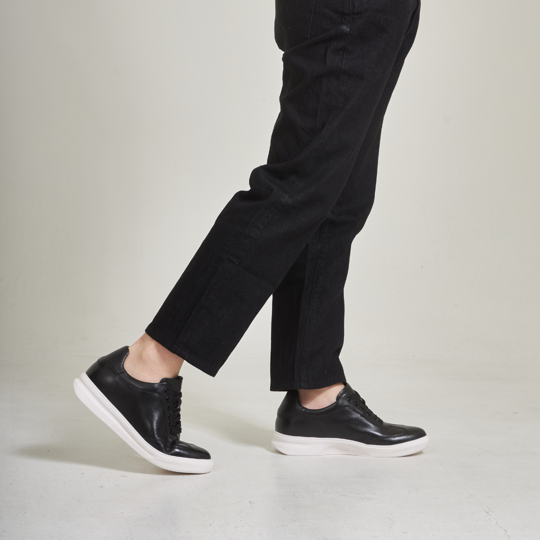 Jet-Black Prime Sneakers 7.5cm