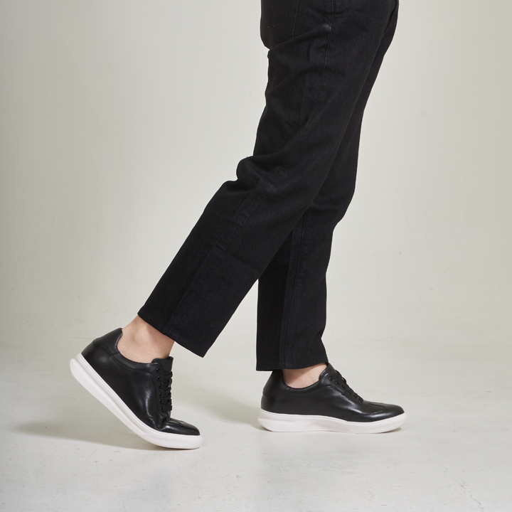 Jet-Black Prime Sneakers 7.5cm