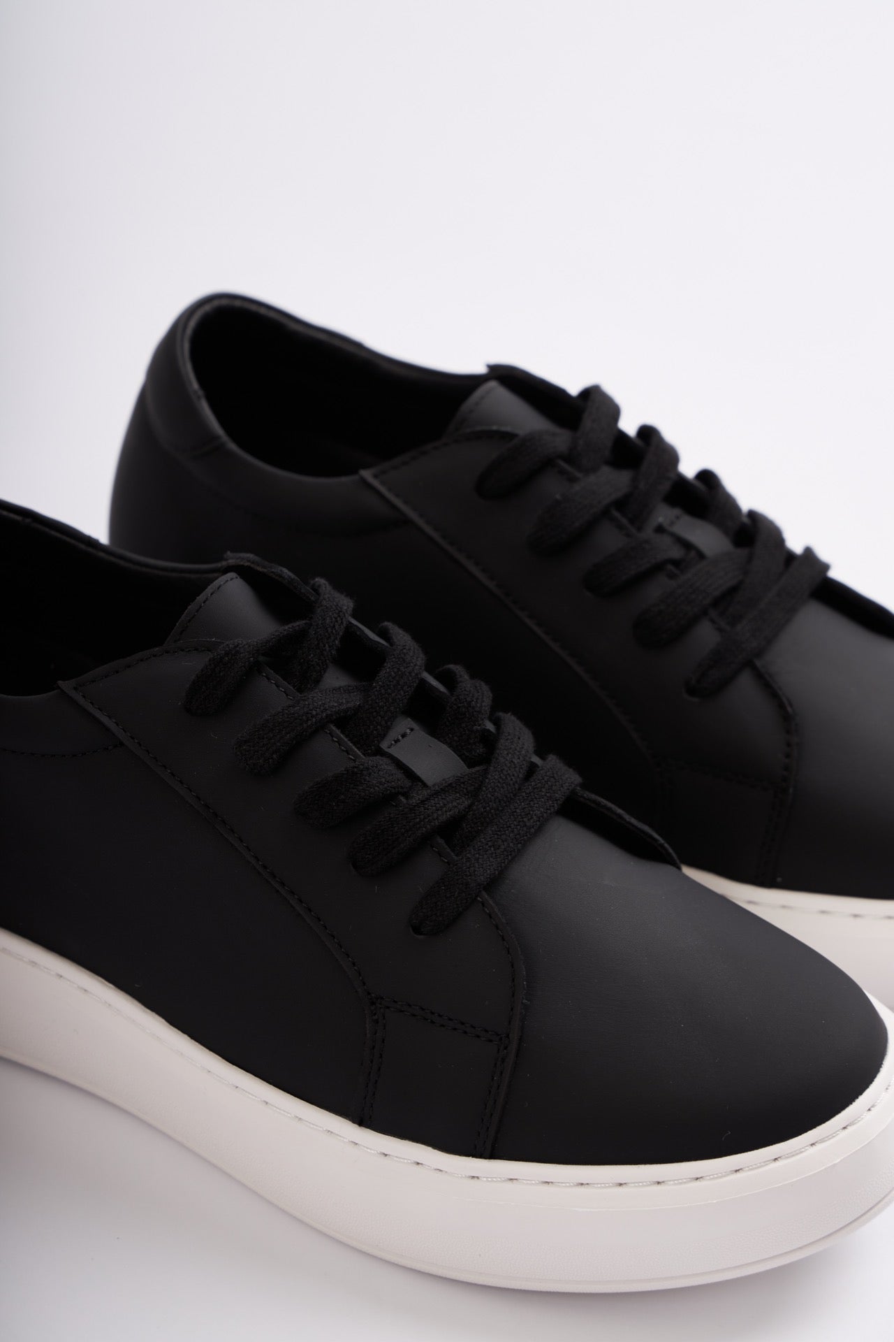 Matt Black Sneakers 6cm