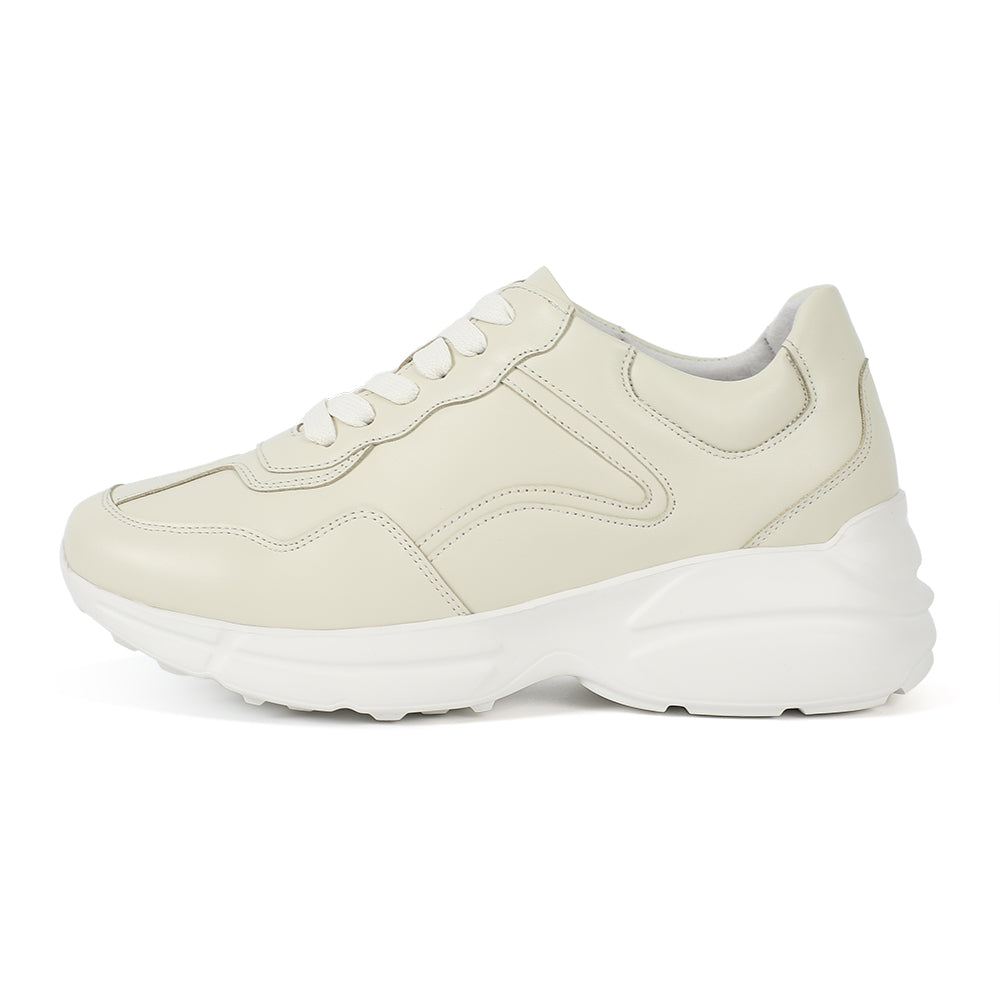Chunky Lady Sneakers Biege 8cm