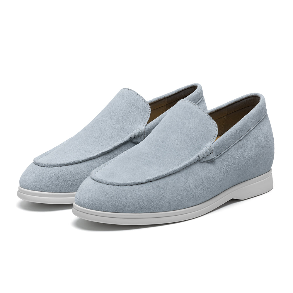 Suede Loafer 5cm (Sky Blue)