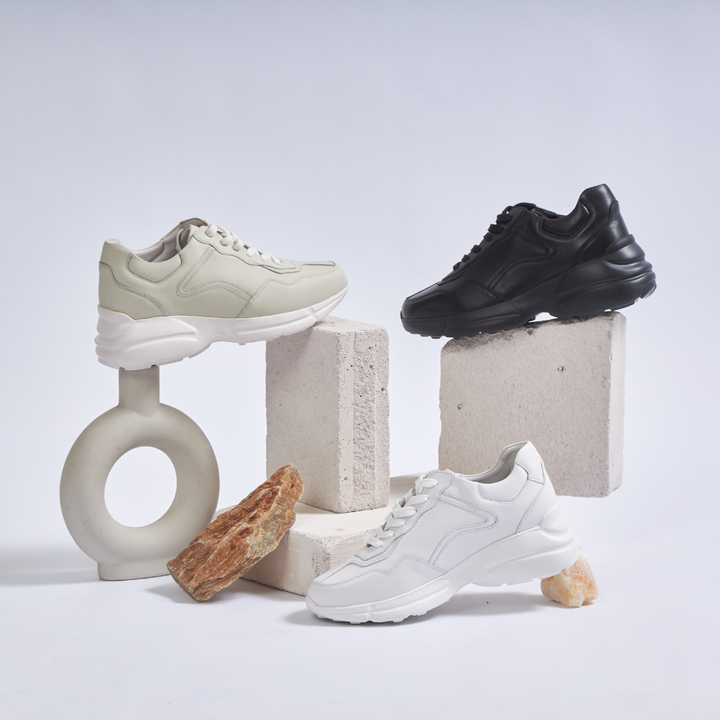 Chunky Sneakers White 8cm