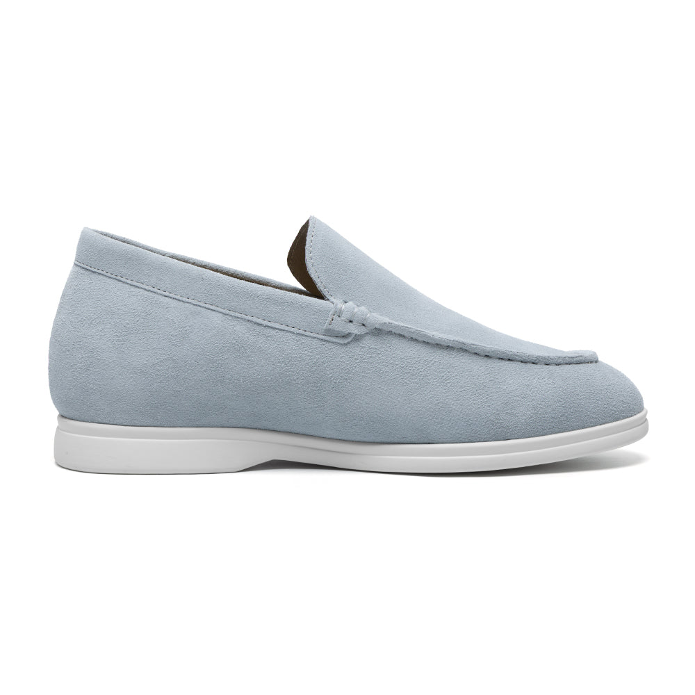 Suede Loafer 5cm (Sky Blue)
