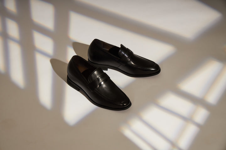 Penny Loafer Black 7cm