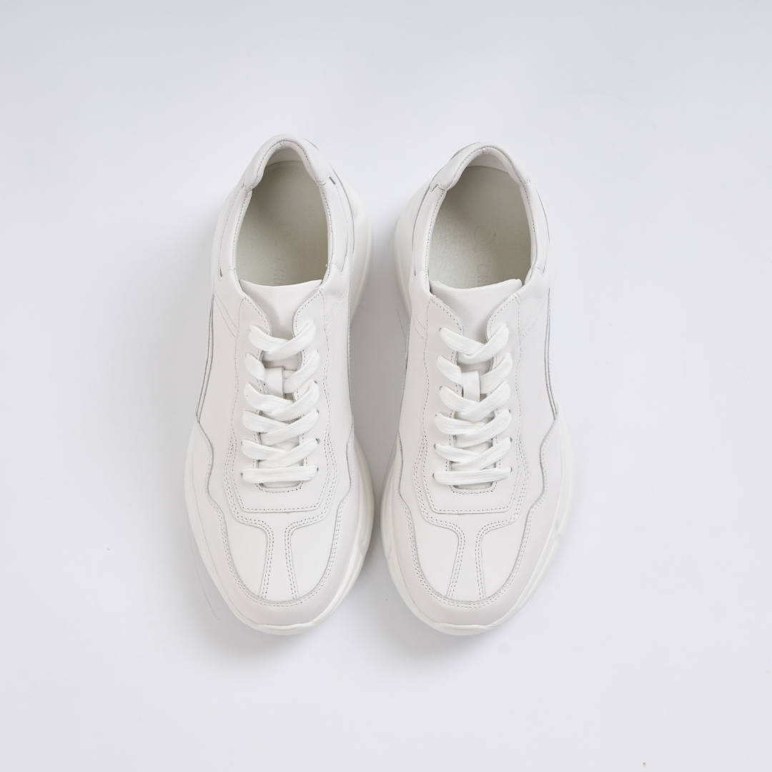 Chunky Sneakers White 8cm