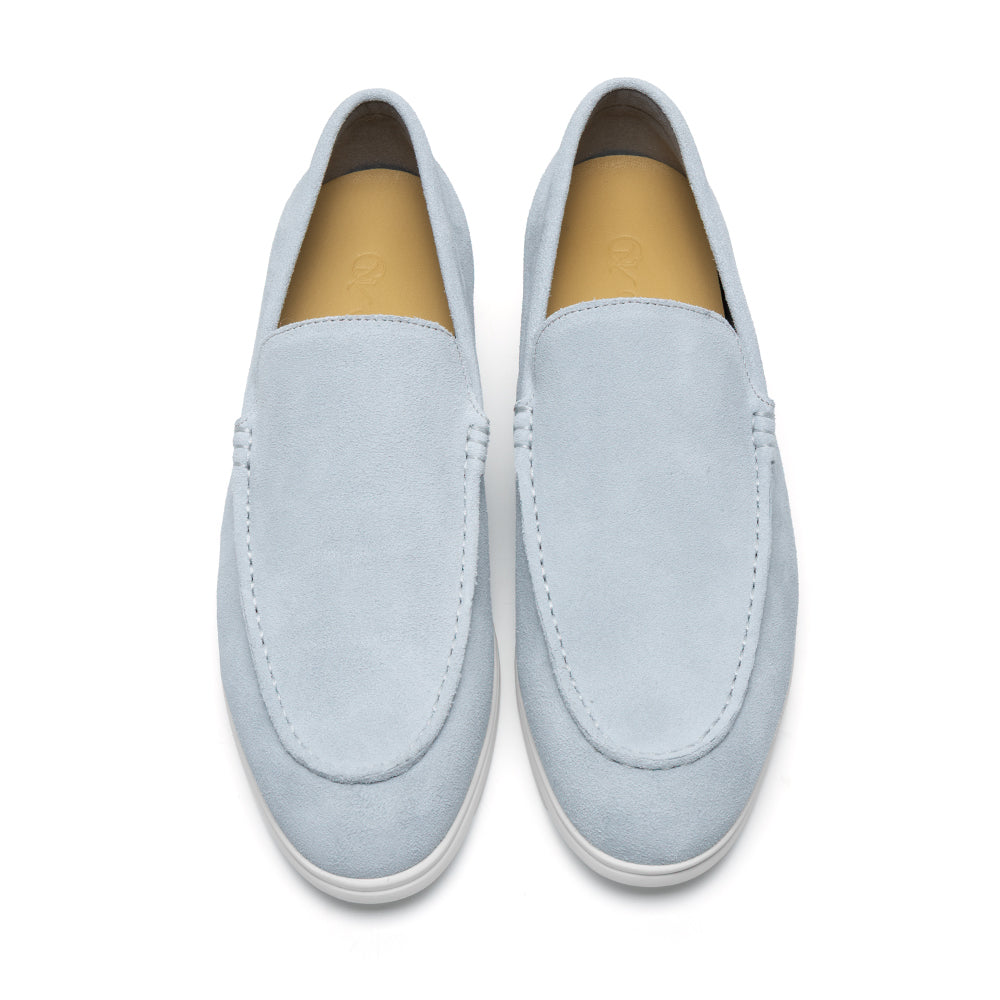 Suede Loafer 5cm (Sky Blue)