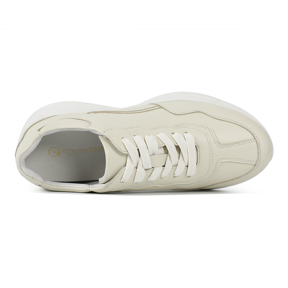Chunky Lady Sneakers Biege 8cm